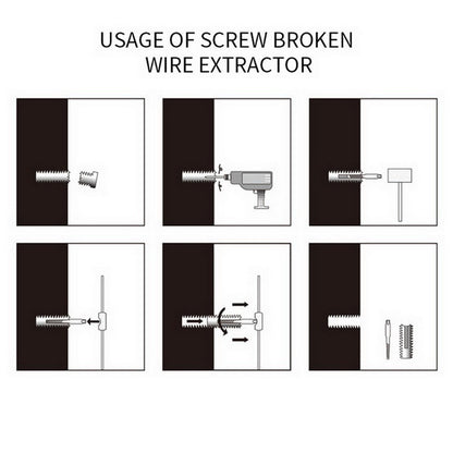 Heavy Duty Carbon Steel Screw Extractor