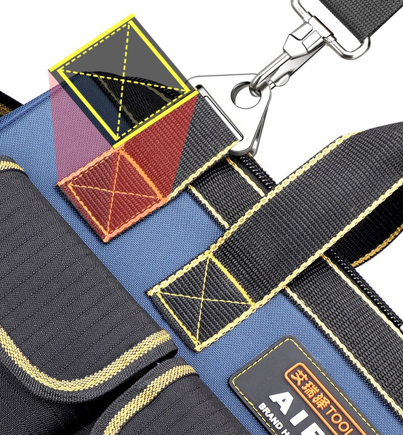 Heavy Duty Waterproof Tool Bag Large Capacity Electrician  Repair Storage Organizer 1
