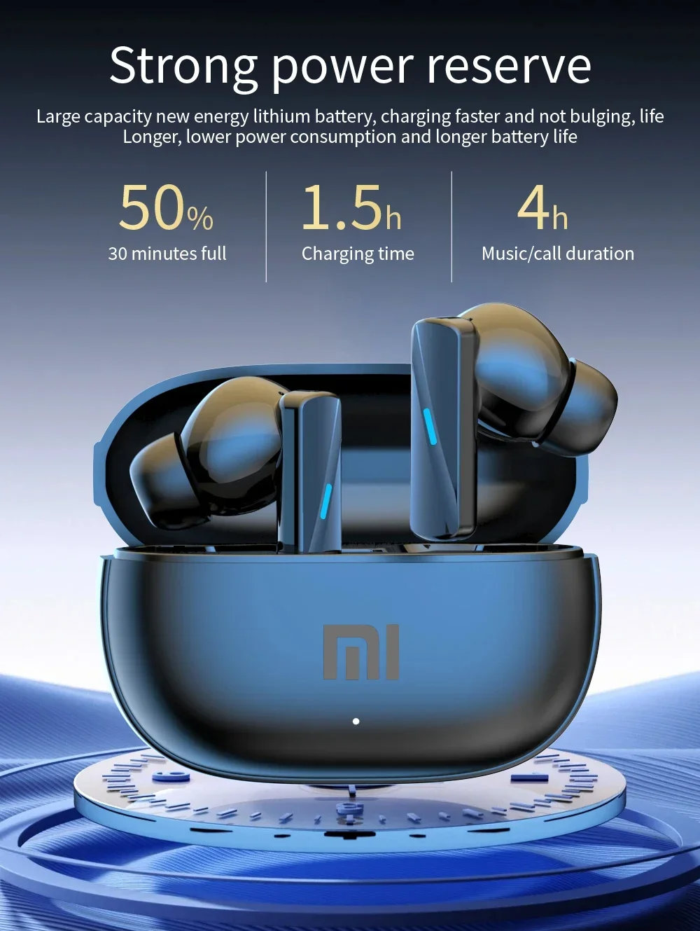 Wireless Bluetooth Earbuds Xiaomi Air 7 HiFi Sound With Mic 30H Playtime Touch Control Low Latency  4