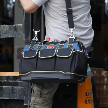 Heavy Duty Waterproof Tool Bag Large Capacity Electrician & Repair Storage Organizer