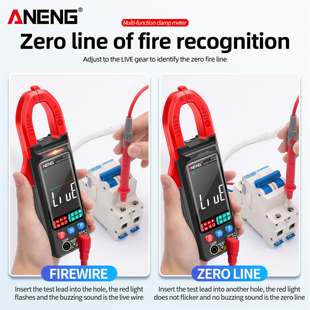 AC DC current tester with auto range