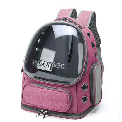 Transparent Pet Cat Carrier Bag Outdoor Travel Backpack For Cats  Small Dogs 6