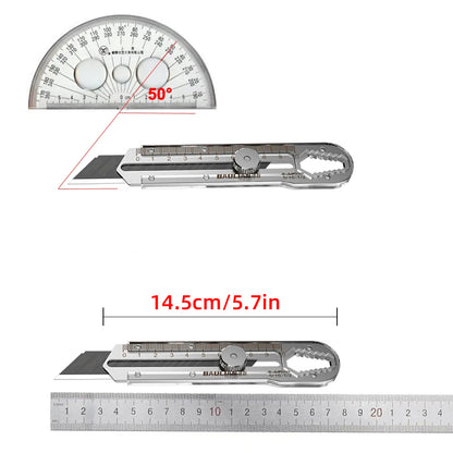 Stainless Steel Box Cutter Multi Tool Utility Knife For Woodworking Warehouse  DIY Cutting Tool 5