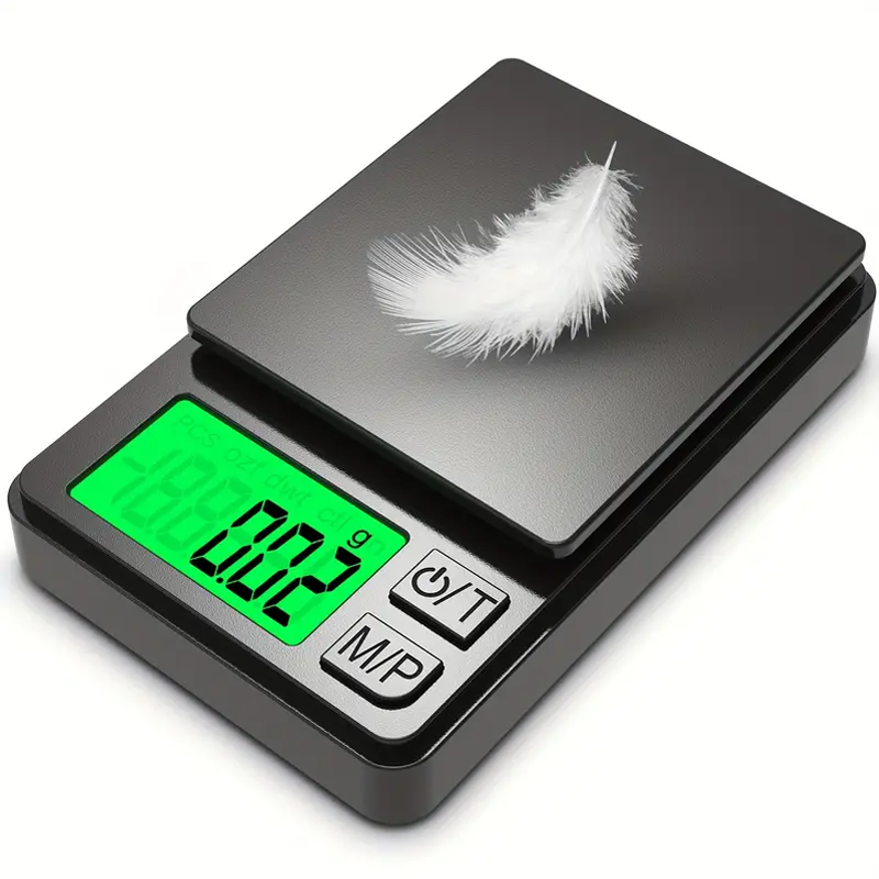 Mini Scale with Backlit LCD 500g Digital Pocket Scale for Ounces Grains  Precise Weighing