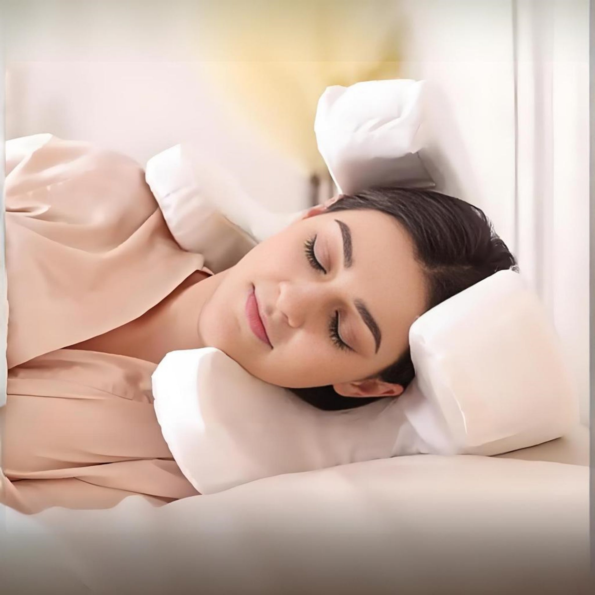Memory Foam Face Pillow for Wrinkle Prevention and Anti-Aging