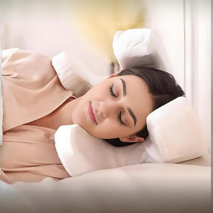Memory Foam Face Pillow for Wrinkle Prevention and Anti-Aging