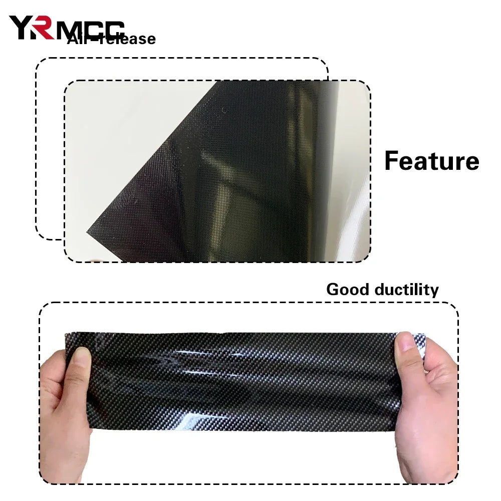 High Quality Carbon Fiber Car Stickers Vinyl Wrap Film For Cars Waterproof  Bubble Free Multiple Si 3