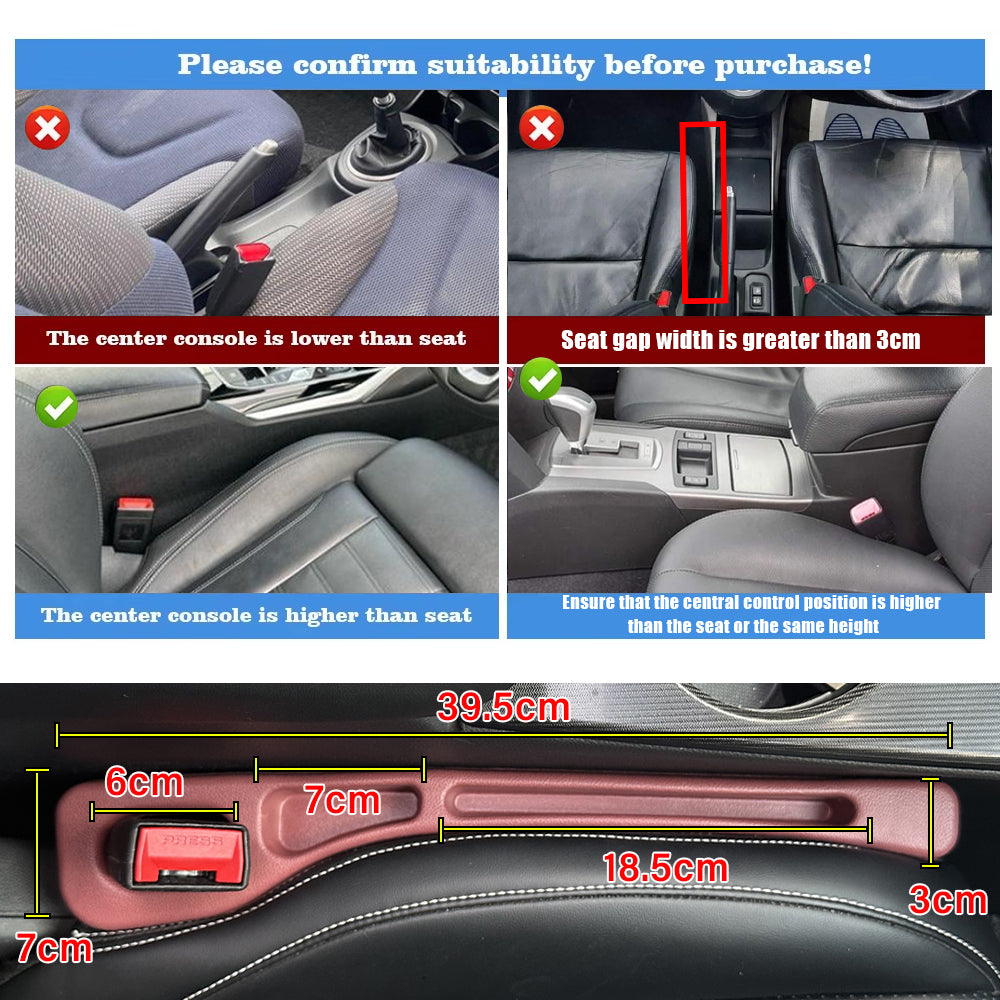 Car Seat Gap Storage Organizer AntiDrop Crevice Box For Phones Keys  More 2