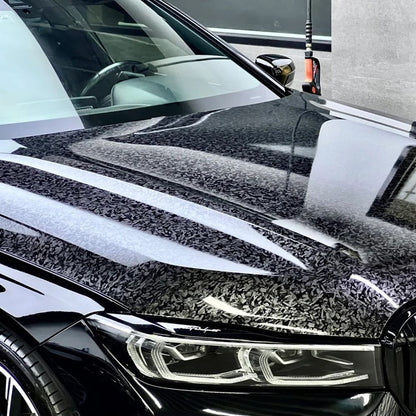 High Quality Carbon Fiber Car Stickers Vinyl Wrap Film for Cars, Waterproof & Bubble Free Multiple Sizes, Gloss Finish