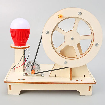 DIY HandCranked Generator Physics Experiment Kit For Kids STEM Learning  Technology Toy 1