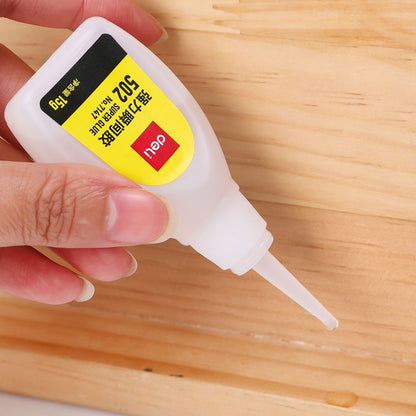 Deli Super Glue FastActing Cyanoacrylate Adhesive for Metal Wood Rubber  Leather  HighStrengt