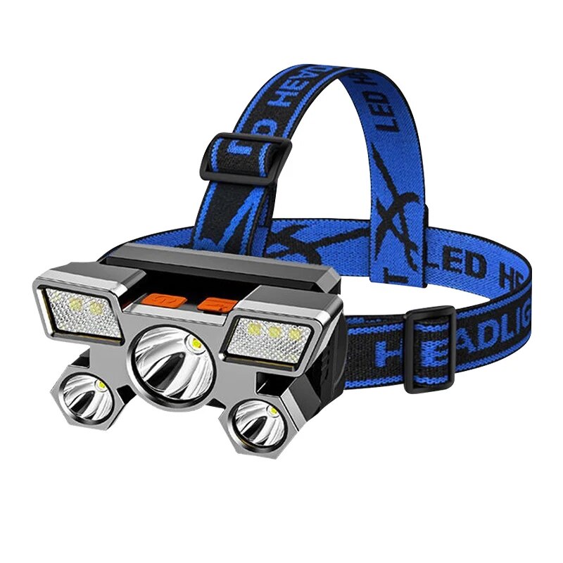 Rechargeable Head Flashlight HighLumen LED Headlamp For Hiking Fishing  Outdoor Adventures 1