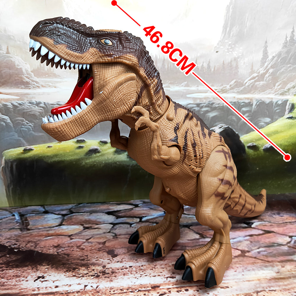 Electric Toy Large Size Walking Dinosaur Robot Light Sound  Spray Eggs Mechanical Dinosaur Model To 4