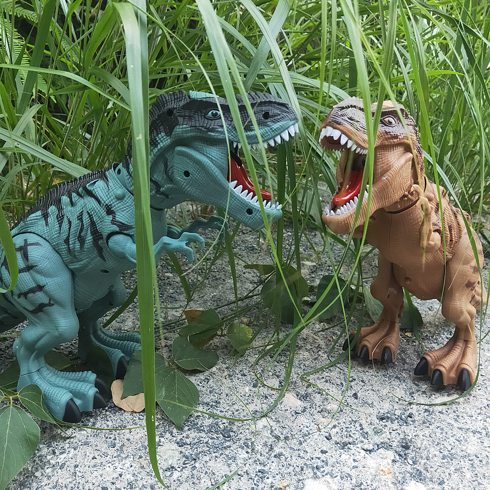 Electric Toy Large Size Walking Dinosaur Robot Light Sound  Spray Eggs Mechanical Dinosaur Model To 1