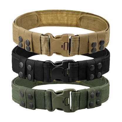 Quick Release Tactical Belt for Men Stylish Combat Belt for Outdoor Activities Fishing  Hiking