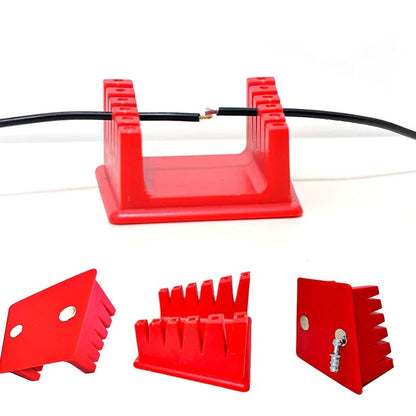 ABS Wire Fixture & Cable Clamp Holder, 5-Gear Adjustable Soldering Wire Holder for 30AWG-12AWG Welding Bench