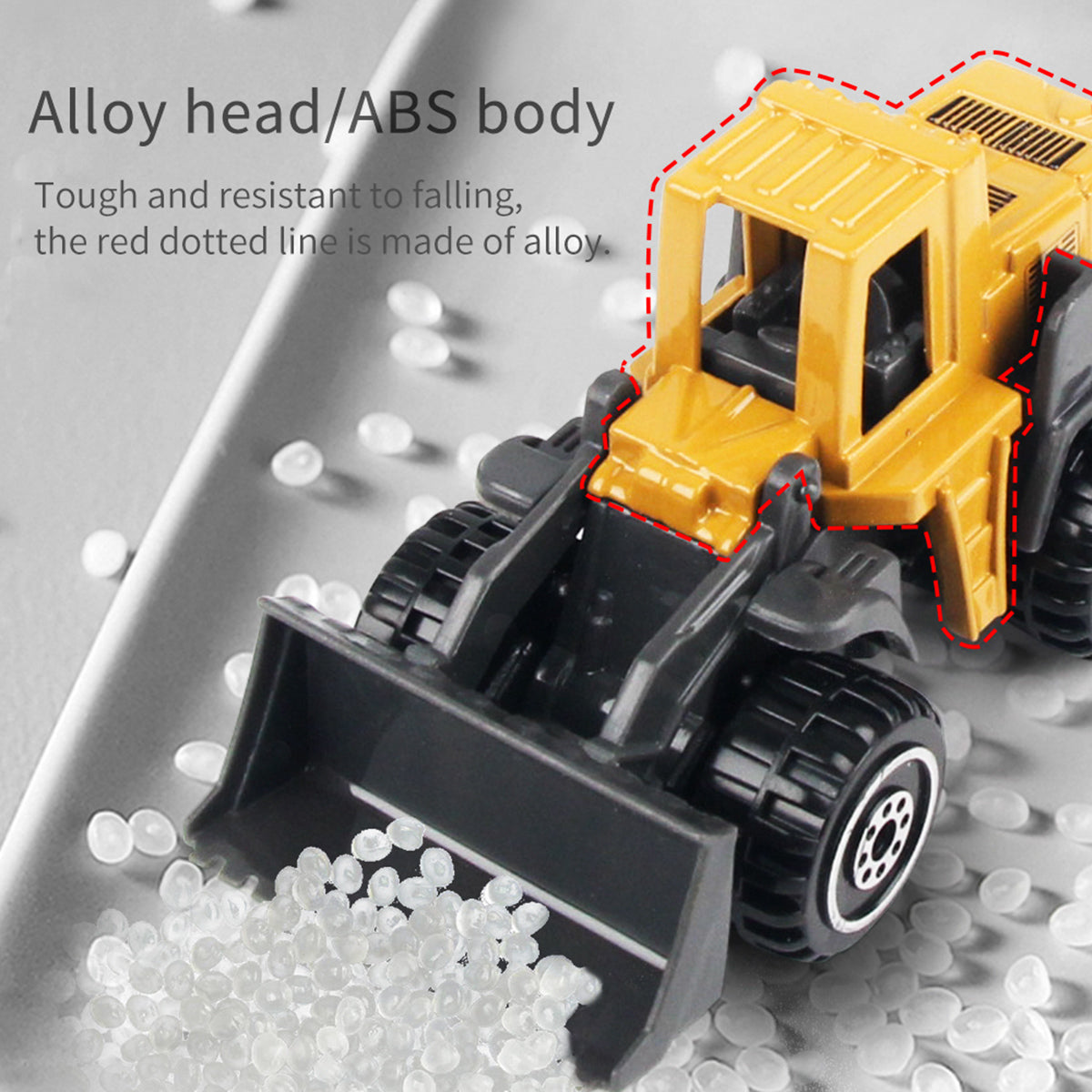 Alloy Engineering Truck Toy Car Durable Construction Vehicle Set for Kids | Excavator, Loader & Tractor Toys for kids