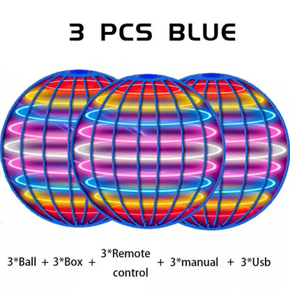 Flying Ball Boomerang LED Hover Ball Drone With Dazzling Lights Fun Fidget Spinner Toy For Family   9
