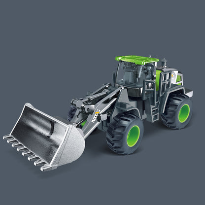 Heavy Duty Construction Toy Vehicles Bulldozer Truck Excavator  Crane SetEducational Engineerin