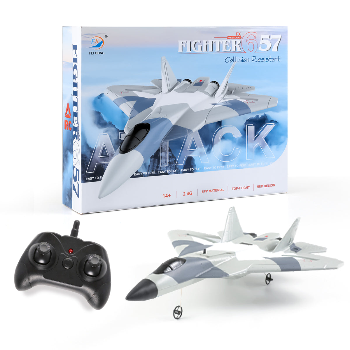 RC Plane 24G Remote Control Fighter Jet High Speed Flying Toy 10