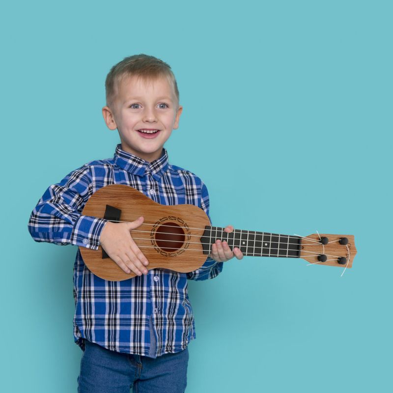Kids Musical Toy Guitar  Keyboard Set StringType  NonElectric Instruments for Children to Learn