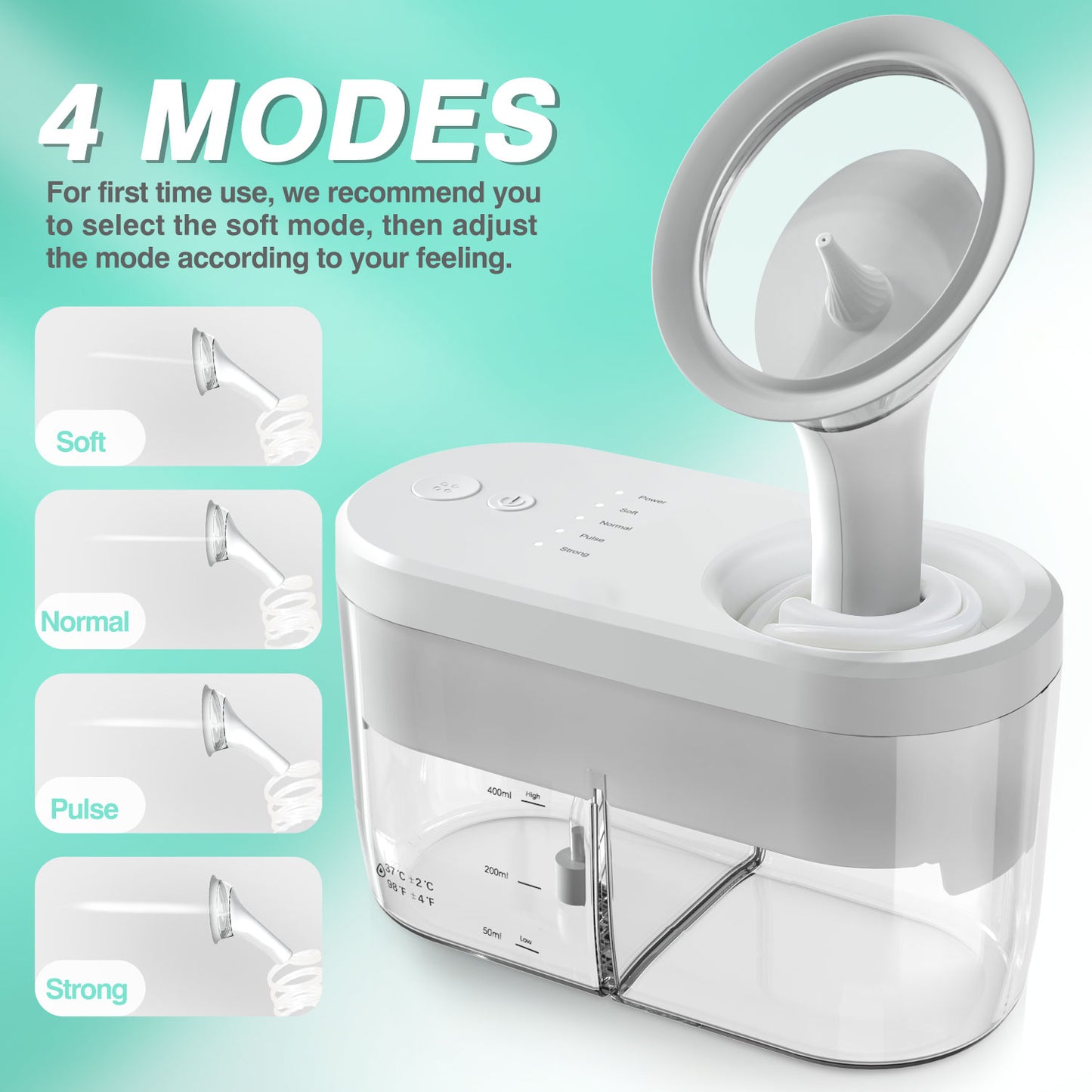 Electric Ear Wax Removal Irrigation System Safe Ear Cleaner Kit For Adults  Kids 3