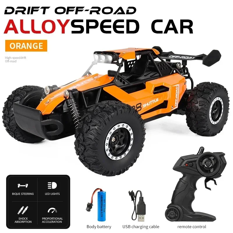 Remote Control Climbing Vehicle High Speed Off Road RC Car With LED Lights Kids Toys Car Boys Gifts 7