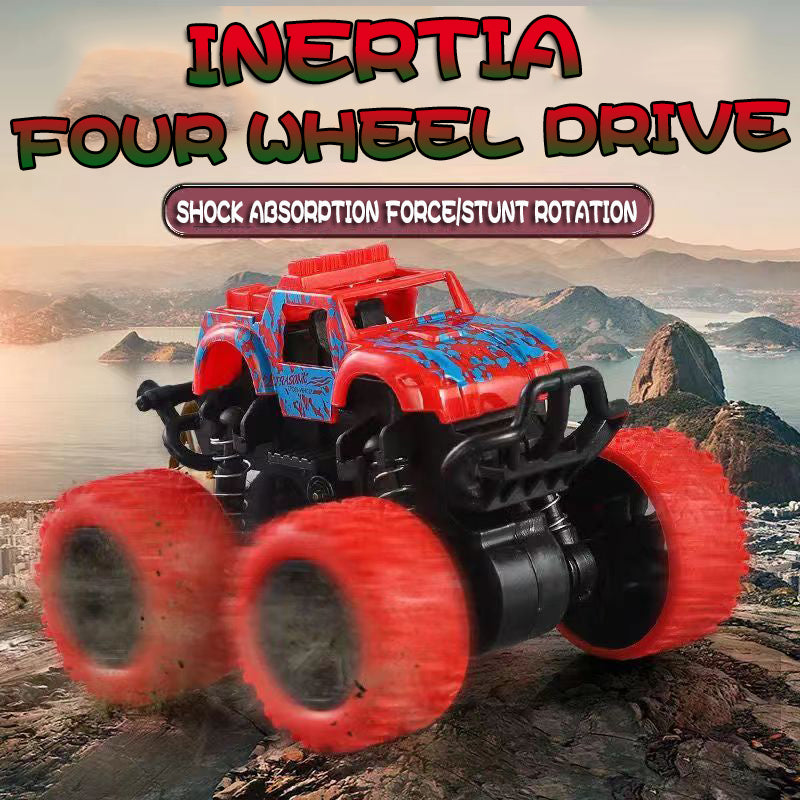 Inertial OffRoad Vehicle Toy Super Fall Resistant Climbing Car Model Car Childrens FourWheel Drive  2