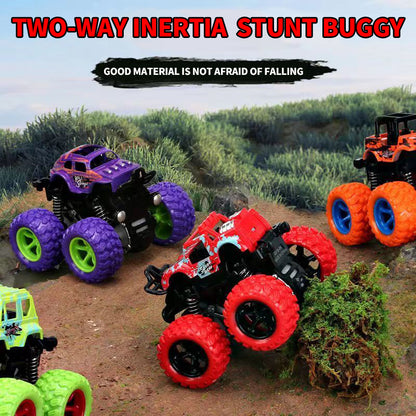 Kids Toys Car Fall Resistant Inertial Off Road Vehicle Toy with 360 Rotation Durable Four Wheel Drive Model