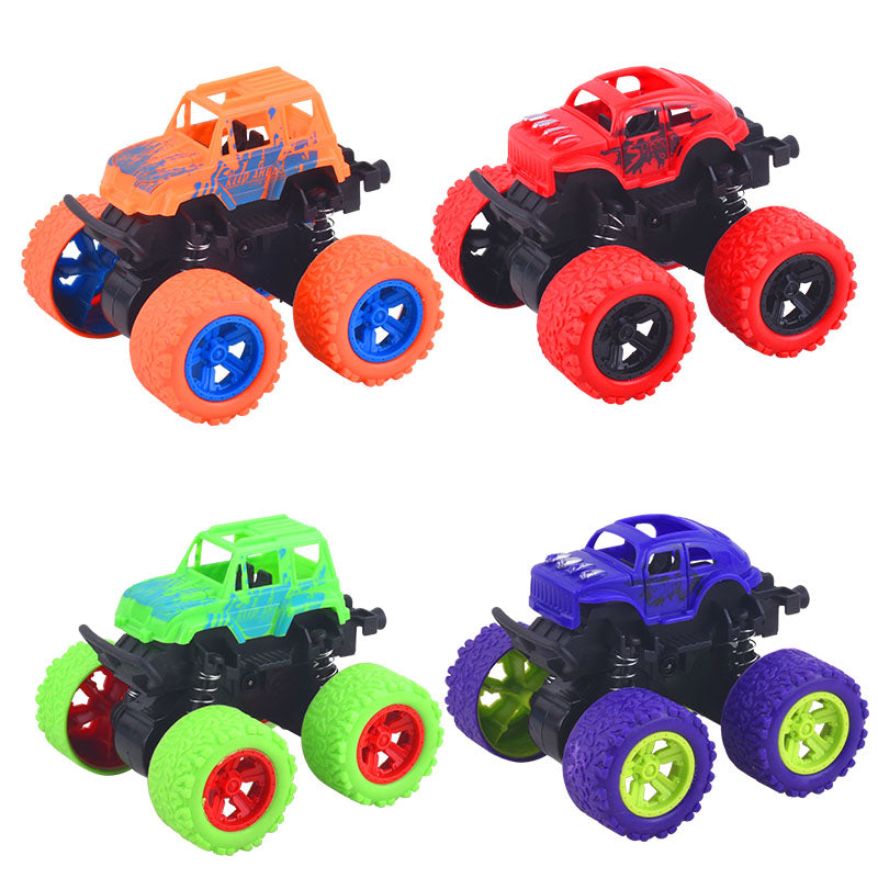 Inertial OffRoad Vehicle Toy Super Fall Resistant Climbing Car Model Car Childrens FourWheel Drive  4