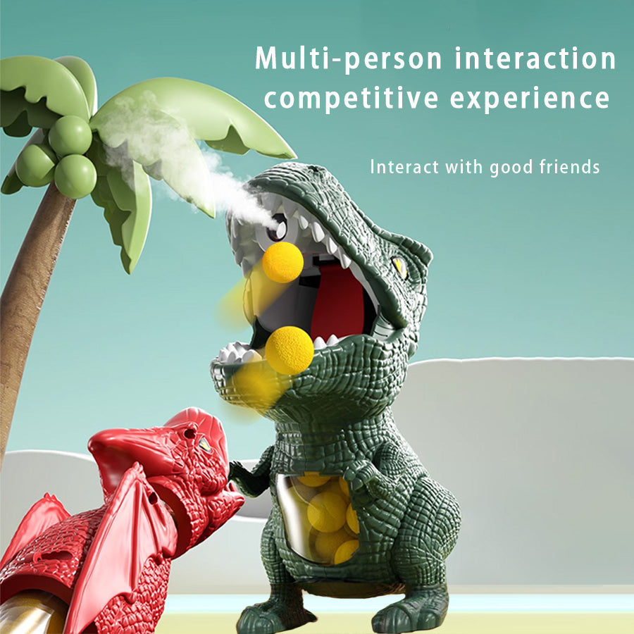 Dinosaur Shooting Game Tyrannosaurus Rex Ball Soft Bullet Gun  ParentChild Interactive Toy 2