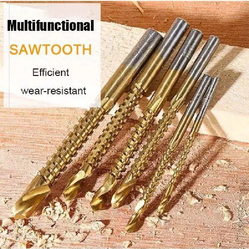Professional Cobalt Drill Bits, 6 Piece Metric Set for Stainless Steel, Iron & Hard Materials