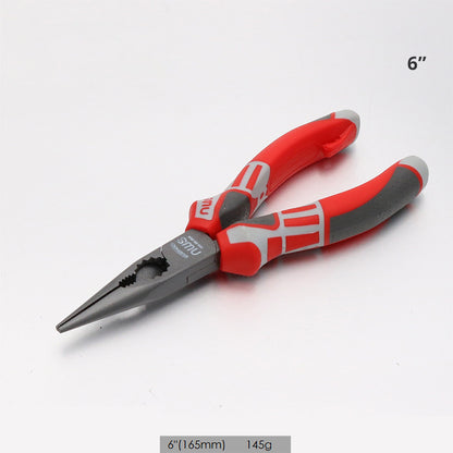 Professional Universal Wire Cutter Chrome Vanadium Needle Nose Crimping Pliers For Electricians  DI 8