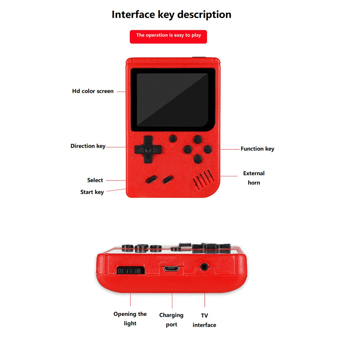 Small Game Console with Hundreds of Games 2