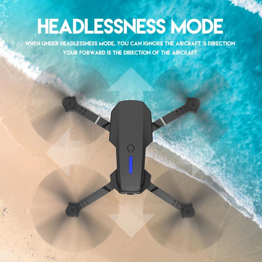 Professional 4K Drone With 1080P HD Camera Foldable RC Helicopter WIFI FPV Height Hold 10