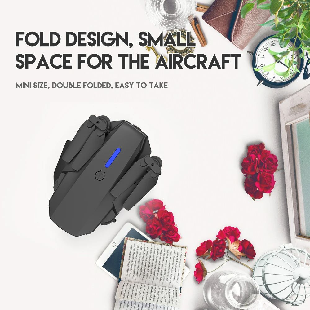 Professional 4K Drone With 1080P HD Camera Foldable RC Helicopter WIFI FPV Height Hold 1