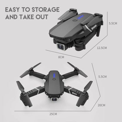 Professional 4K Drone With 1080P HD Camera Foldable RC Helicopter WIFI FPV Height Hold 13