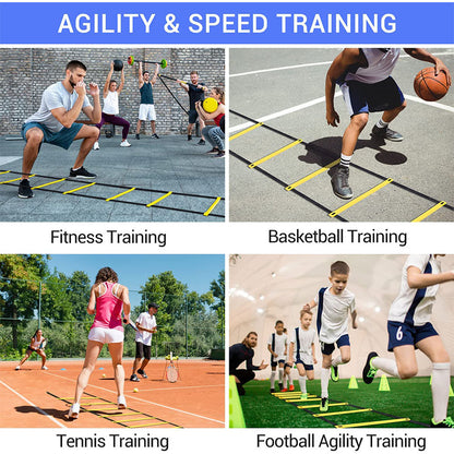 Professional Agility Ladder For Speed Training  Football  Sports Flexibility Equipment With Nylon S