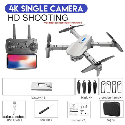 Professional 4K Drone With 1080P HD Camera Foldable RC Helicopter WIFI FPV Height Hold 17