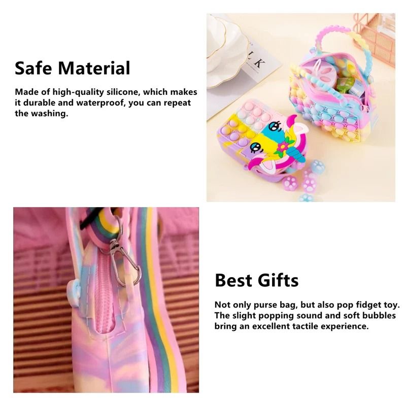 Gift for Girls Pop Bubble Bag