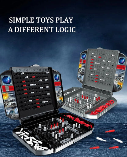 Childrens Warship Board Game TwoPlayer Naval Combat Strategy Game For Kids 7