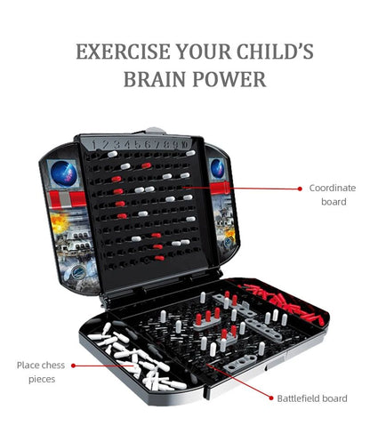 Childrens Warship Board Game TwoPlayer Naval Combat Strategy Game For Kids 10