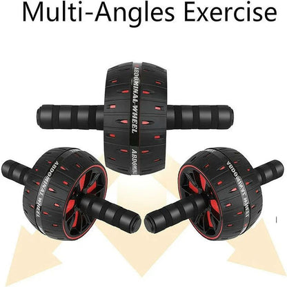 Professional Abdominal Roller Heavy Duty Stainless Steel Ab Wheel For Core Workout Muscle Building  4