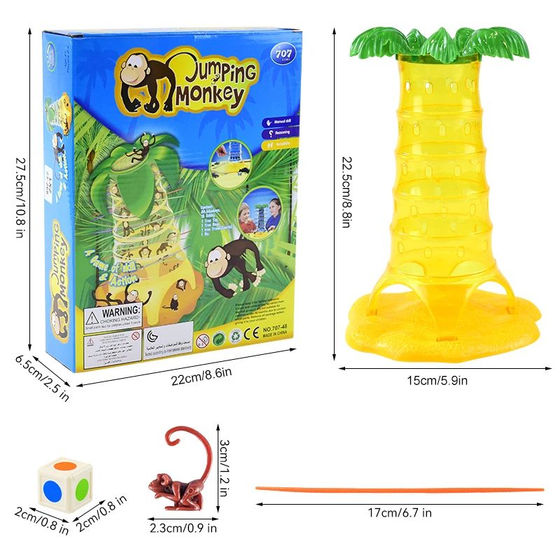 Monkey Children Games Multiplayer Tabletop Drop Down Game ParentChild Interactive Intelligence Toy