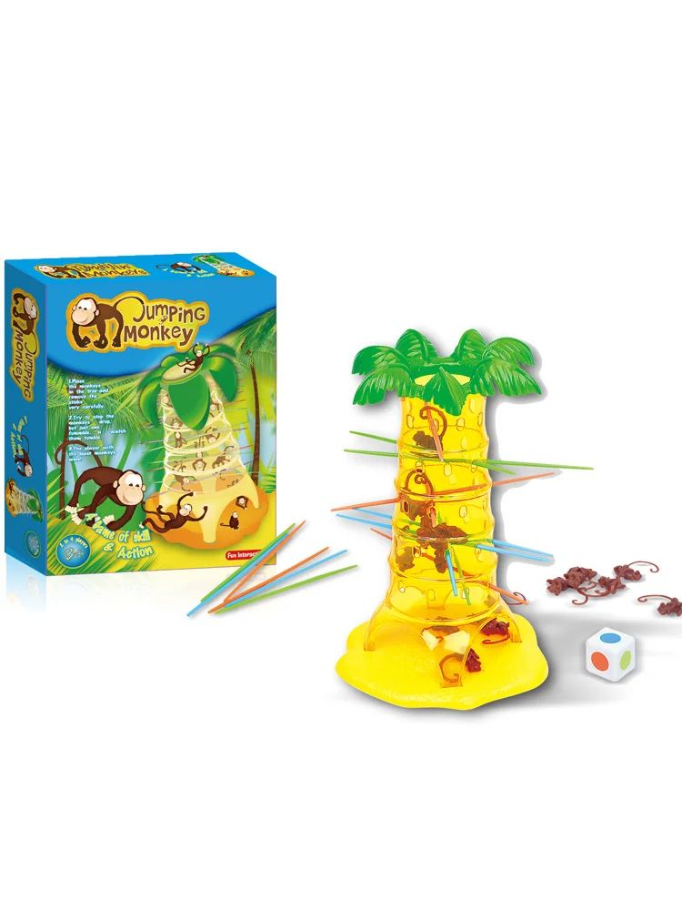 Monkey Children Games Multiplayer Tabletop Drop Down Game ParentChild Interactive Intelligence Toy