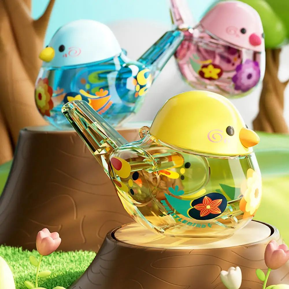 Water Bird Whistle for Infants & Children, Fun Musical Instrument Toy, Adjustable Sound with Water