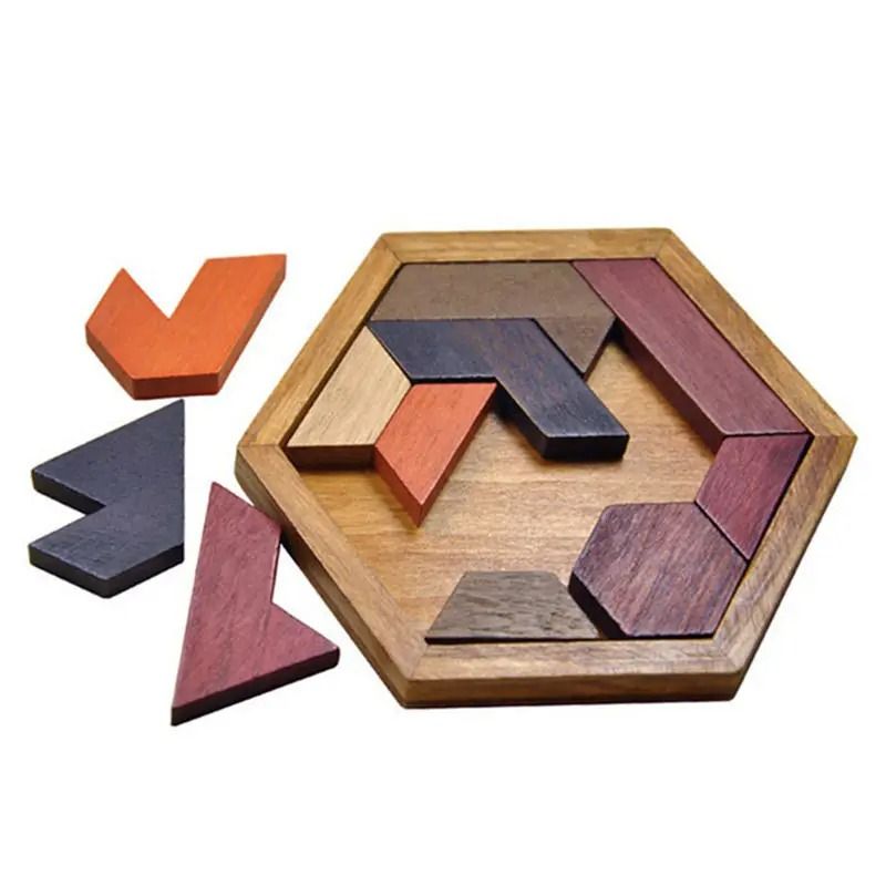 Safe Wooden Jigsaw Puzzle for Preschool