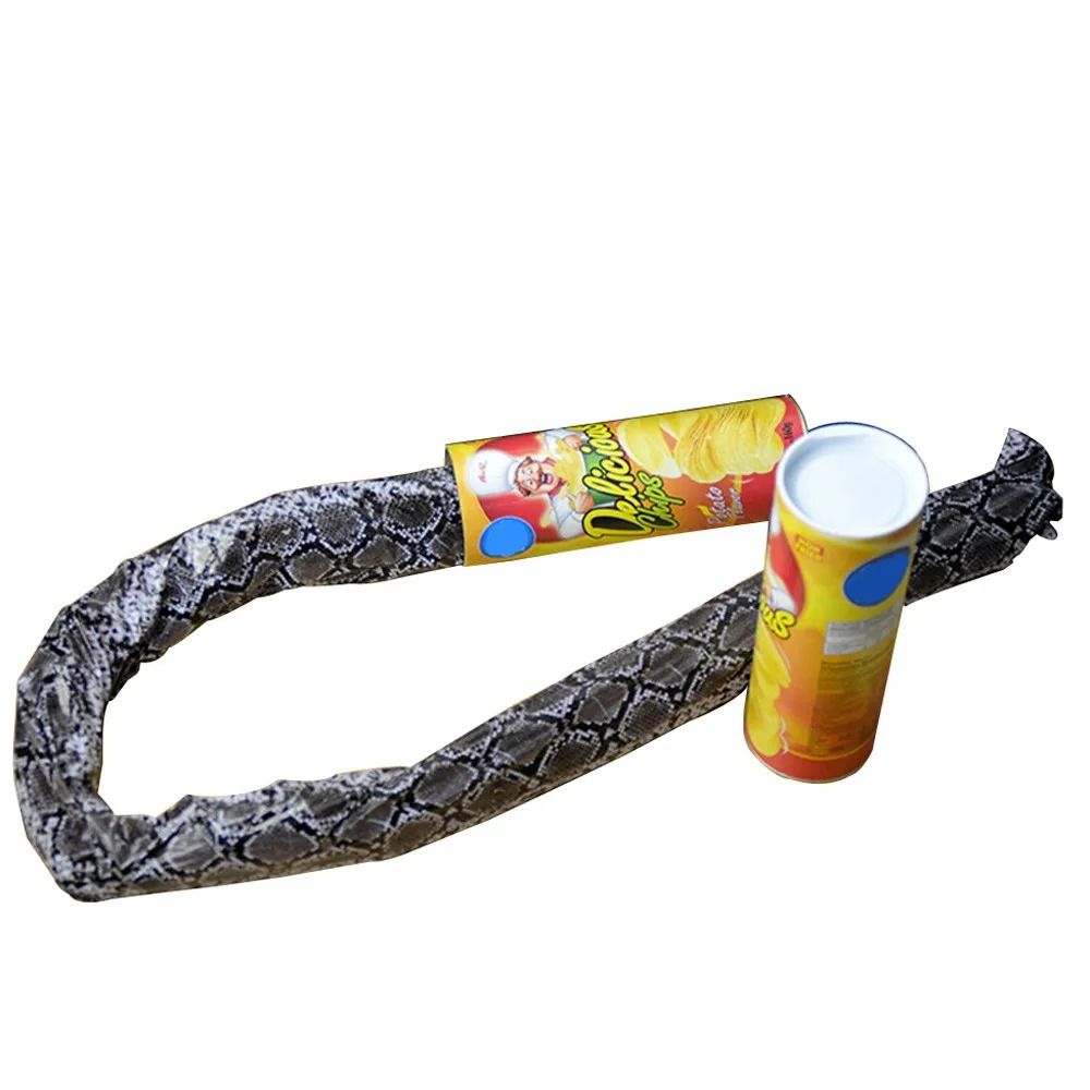 Can snake prank for Halloween