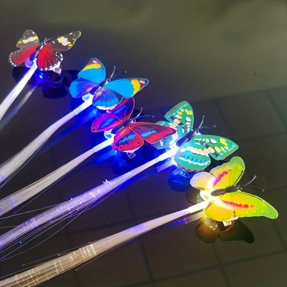 Sparkling LED Butterfly Hairpins Light Up Hair Jewelry For Parties Festivals  Gifts 5