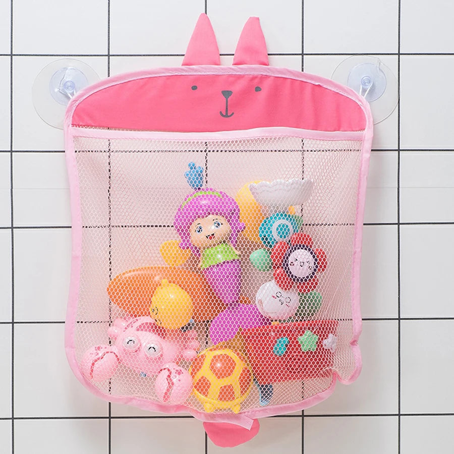 Animal Baby Bath Toy Organizer Tidy Storage Hanging Bag for Bathtub Doll  Water Toys